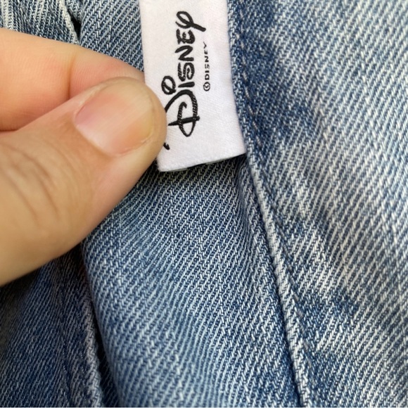 Disney Men's Blue Denim Shorts with Mickey Mouse - Picture 3 of 7